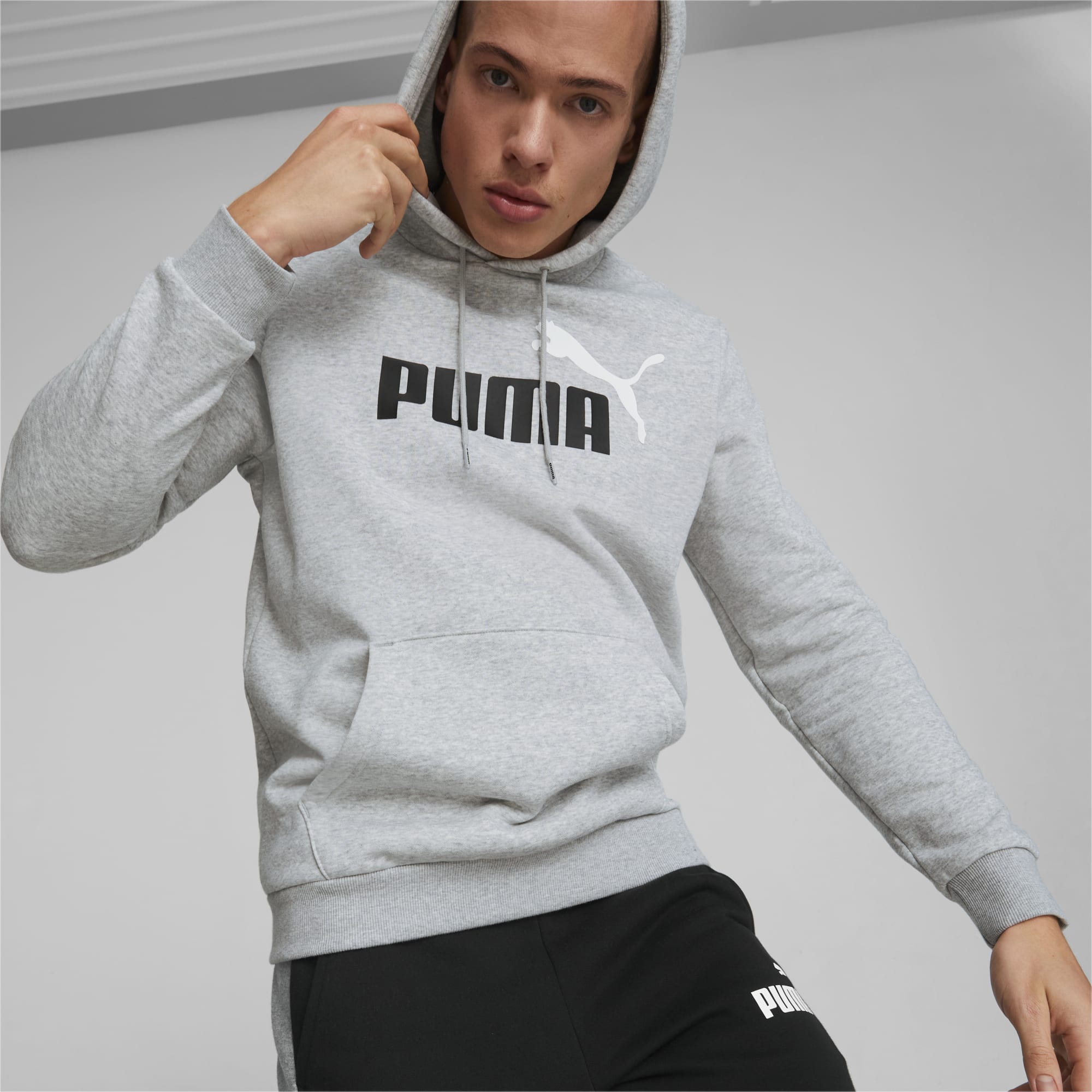 Grey hoodie clearance puma